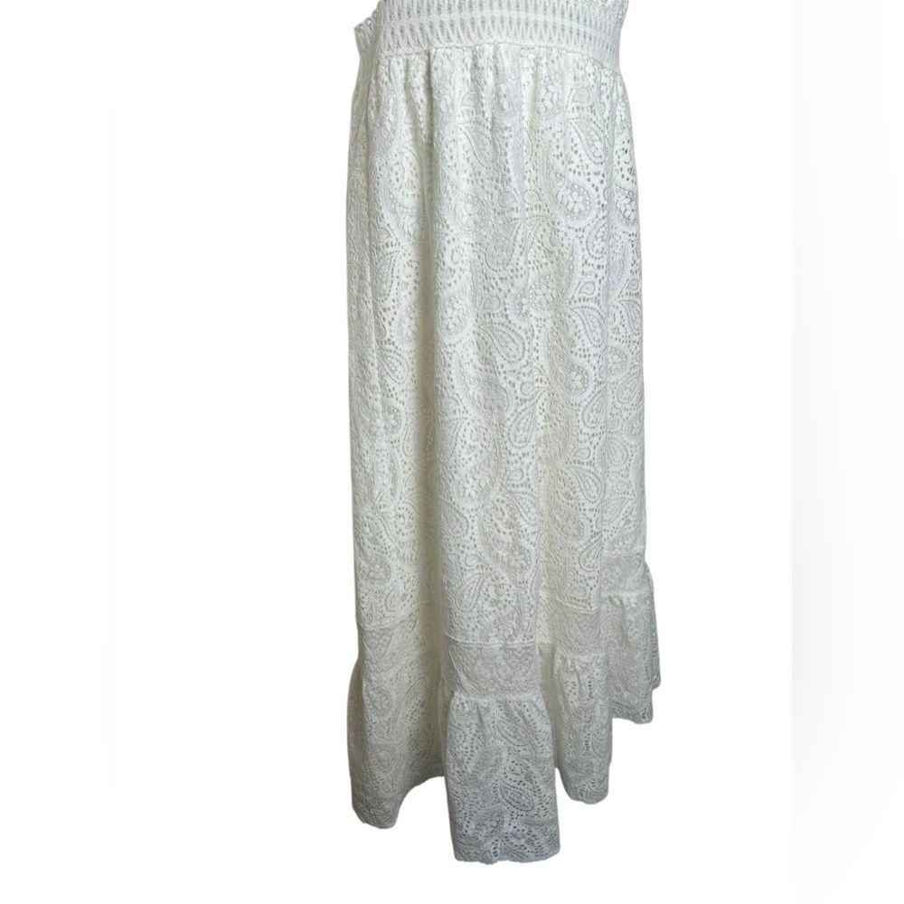 Ba&sh Eyelet Square Neck Open Back Austin Dress - Picture 7 of 14